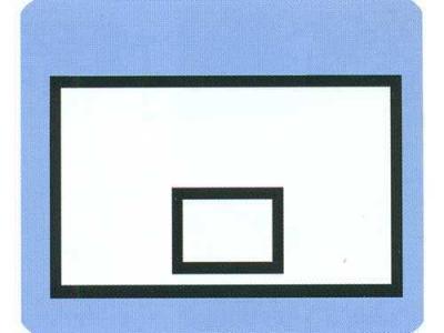 半玻璃鋼籃球板